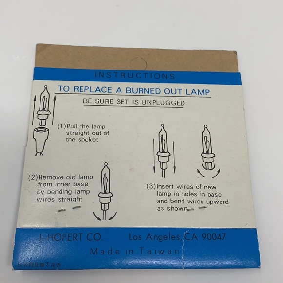 5 steady Hofert’s replacement bulbs 💡 2.5 volt - Picture 2 of 5
